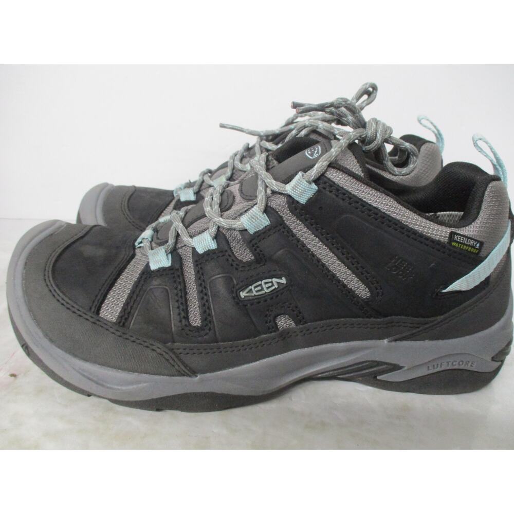 Keen Women's Circadia Hiking Shoes, Black/Cloud Blue - Sz 10.5 Regular Width - Picture 2 of 8